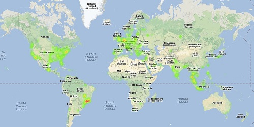 GMS World Heat Map